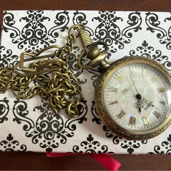 4/$100 BRASS pocket analog  watch, father day gift - Picture 4 of 7
